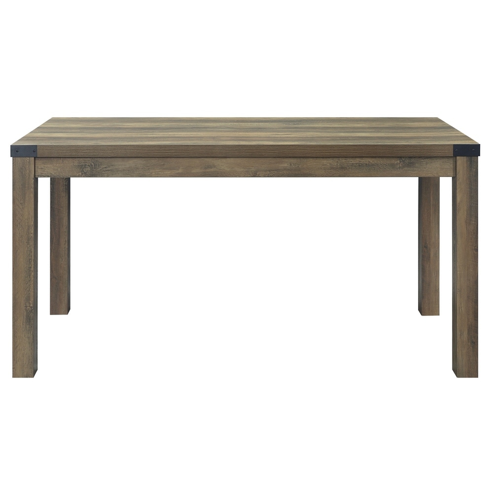 Marchetto Rustic Oak Square Legs Dining table