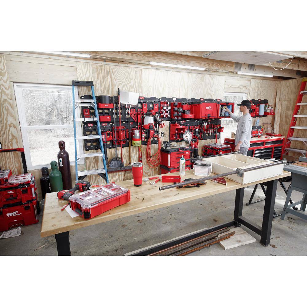 Milwaukee 48-22-8445 Packout 19.5 in. W x 14.7 in. H x 14.5 in. D Cabinet in Red (1-Piece)