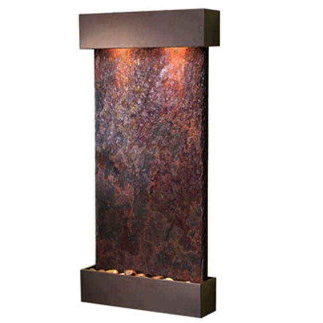 Adagio WCS3504 Whispering Creek - Rajah Natural Slate Wall Fountain