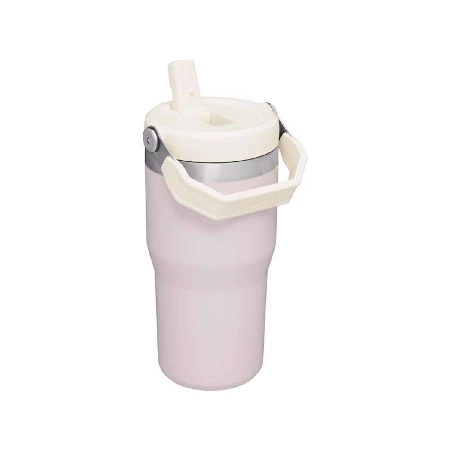 Stanley The IceFlow 20 oz Double-wall Vacuum Rose Quartz BPA Free Insulated Straw Tumbler