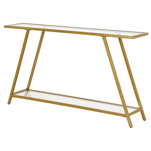 Brass Metal Console Table Henn amp hart