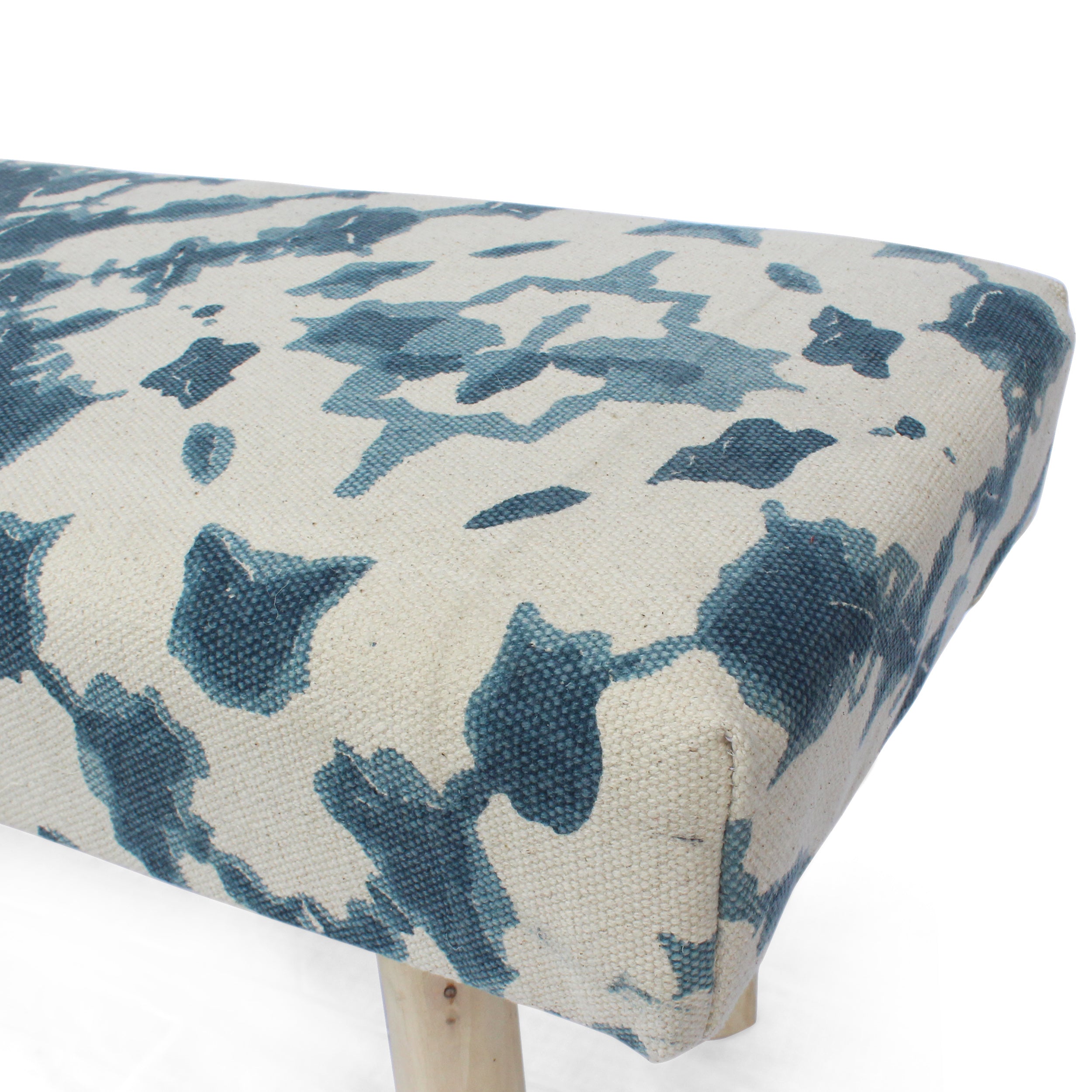 Carrera Handcrafted Boho Rectangular Fabric Bench