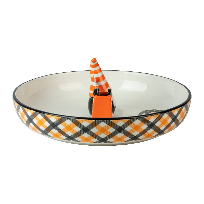 10 Strawberry Street Halloween Gnome Appetizer/Serving Bowl