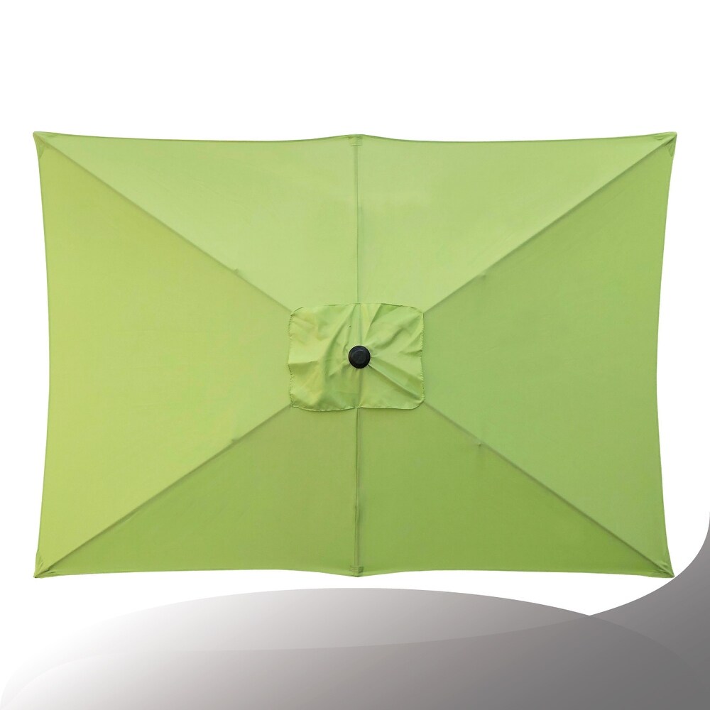 Maypex 10 X 6.5 Feet Rectangular Market Umbrella