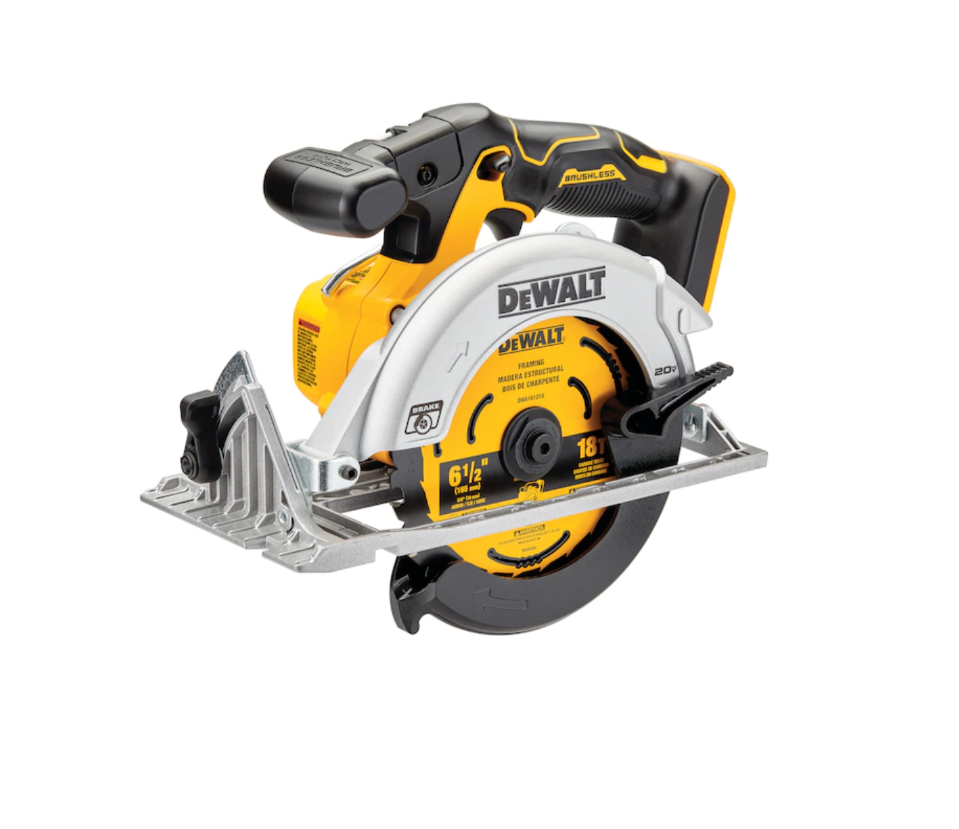 DEWALT DCS565B 20-volt Max-Amp 6-1/2-in Cordless Circular Saw