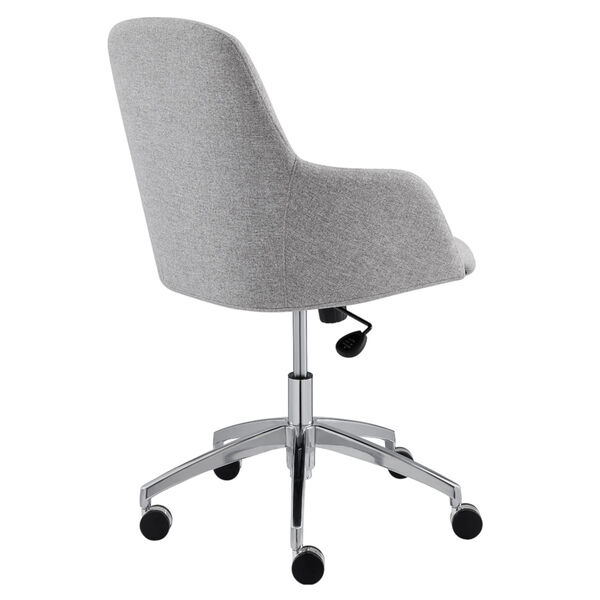 Minna Gray 26-Inch Low Back Office Chair