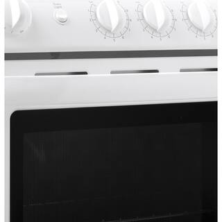 Hotpoint 24 in. 2.9 cu. ft. Electric Range Oven in White RAS240DMWW