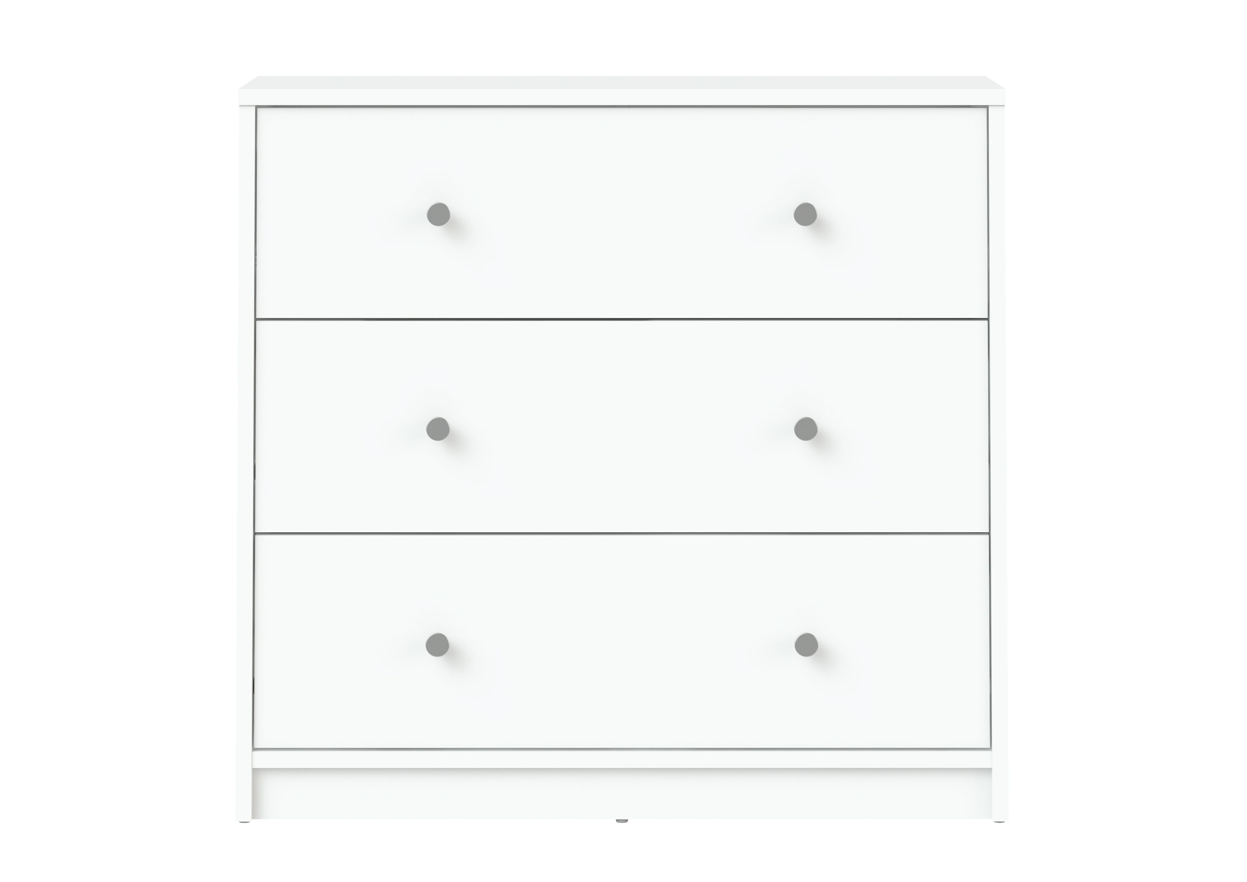 Studio 3 Drawer Dresser, White