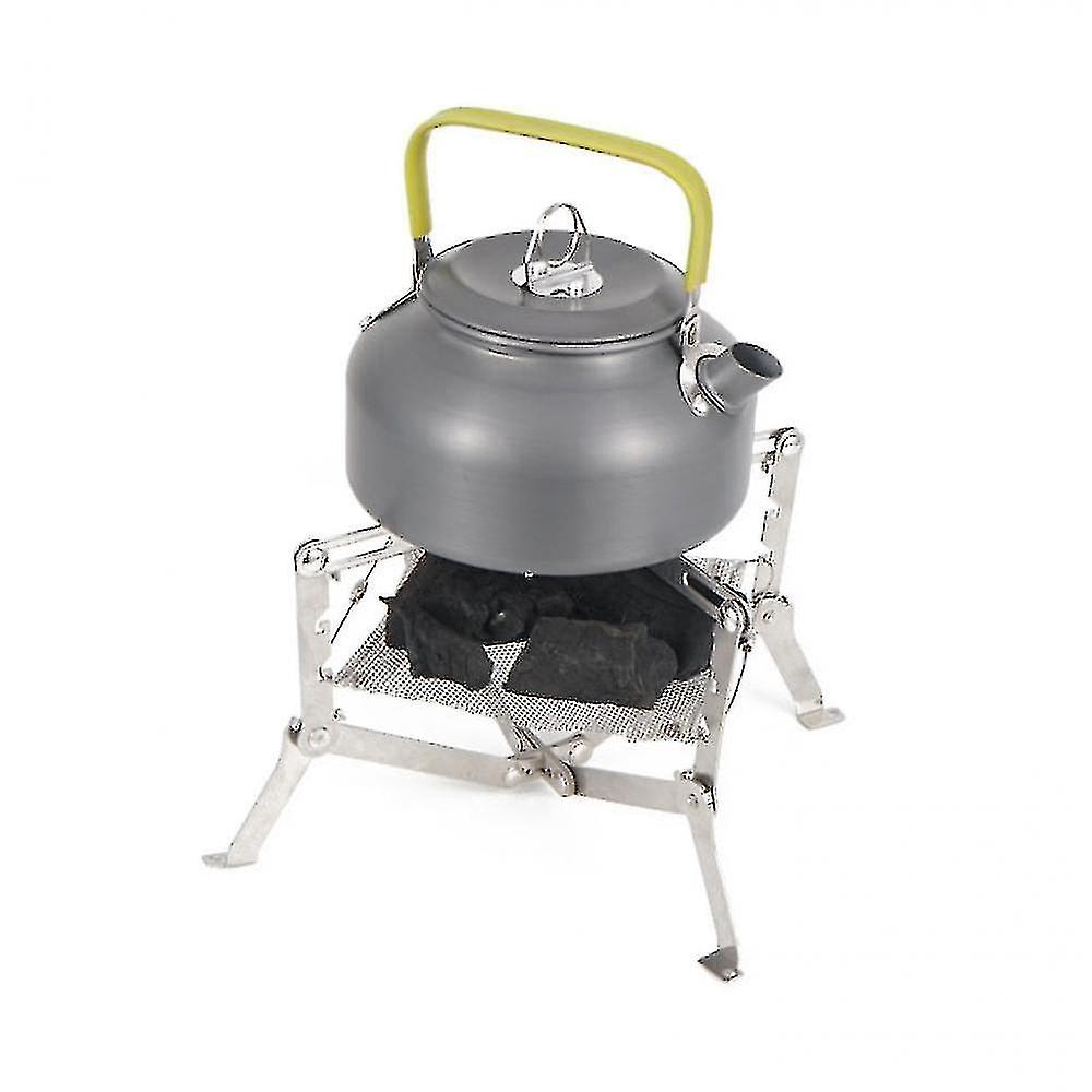 Wood Burning Camp Stoves Picnic Bbq Cooker/potable Folding Stainless Steel