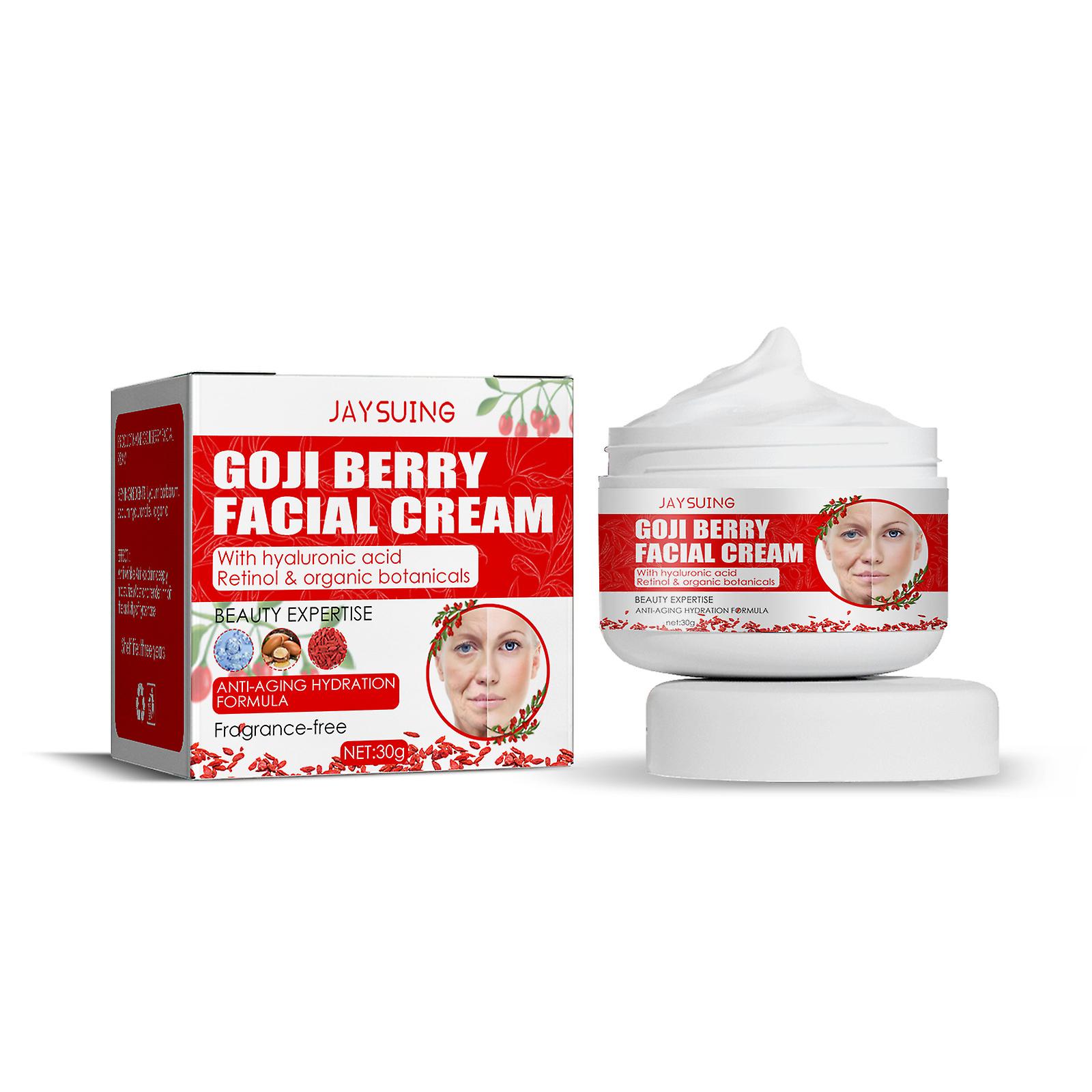 Goji Berry Cream: Anti-wrinkle Facial Skin Hydration Lightening Of Nasolabial Folds Tightening Contours Lifting And Firming