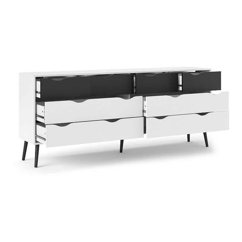 Diana Two-Tone 8-Drawer Dresser