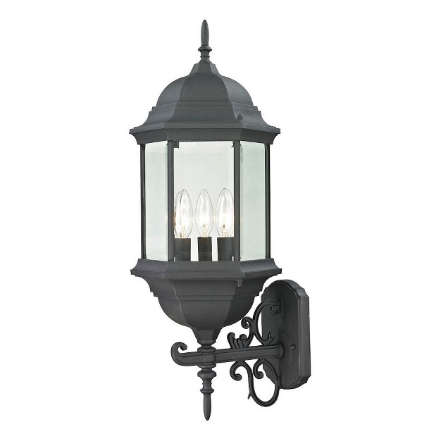 Thomas Lighting Spring Lake 3 Light Lantern Matte Textured Black