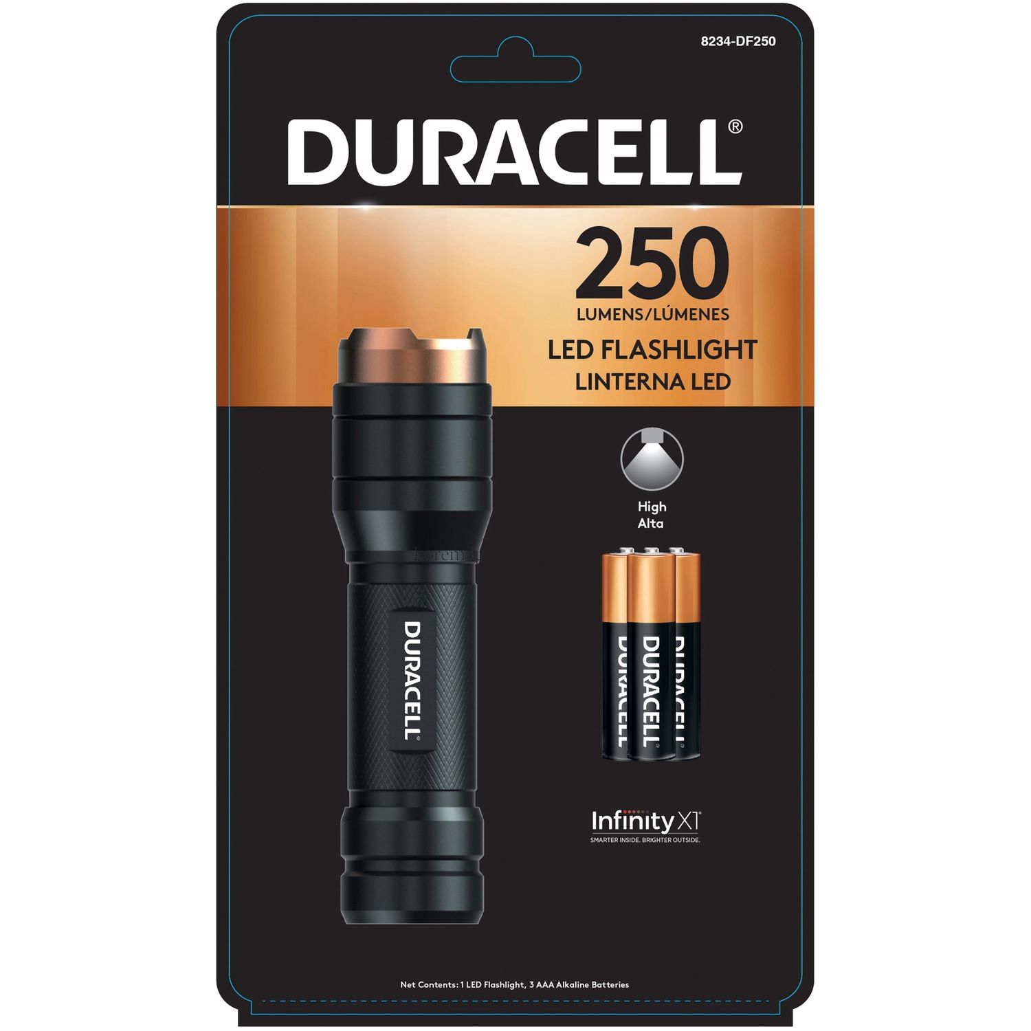 Aluminum LED Flashlight by Duracell Inc. DUR8234DF250