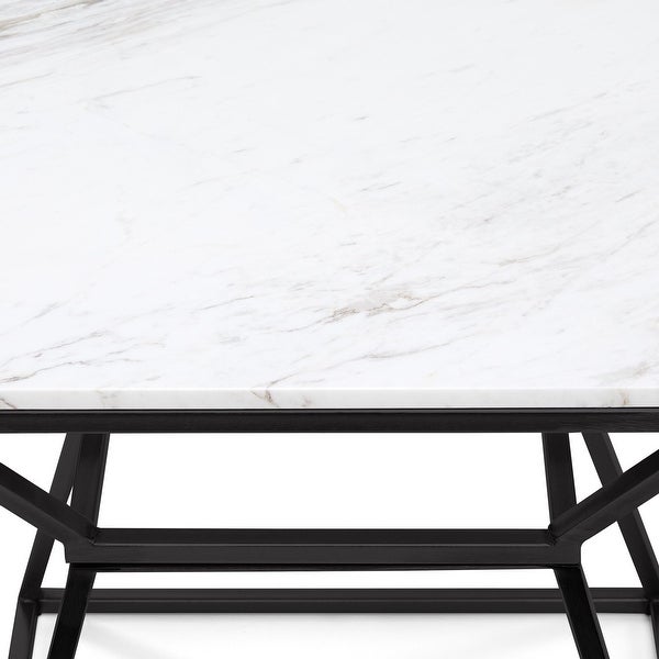 Adore Decor Audrey Marble Side Table