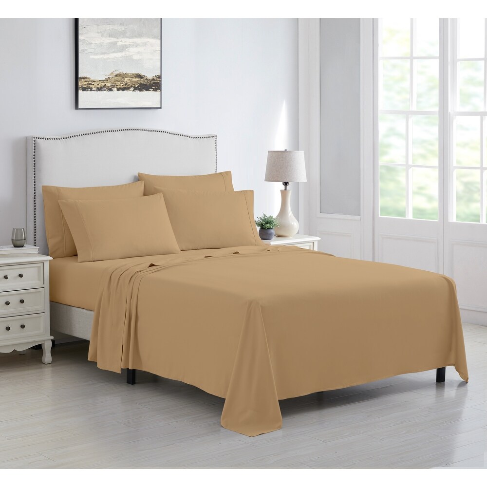 Kathy Ireland 6 Piece Brushed Microfiber Sheet Set