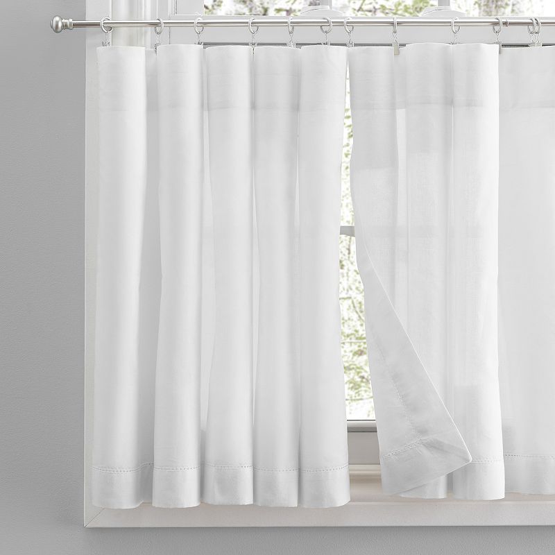 Simplicity Rod Pocket Tailored Tier Pair Curtain