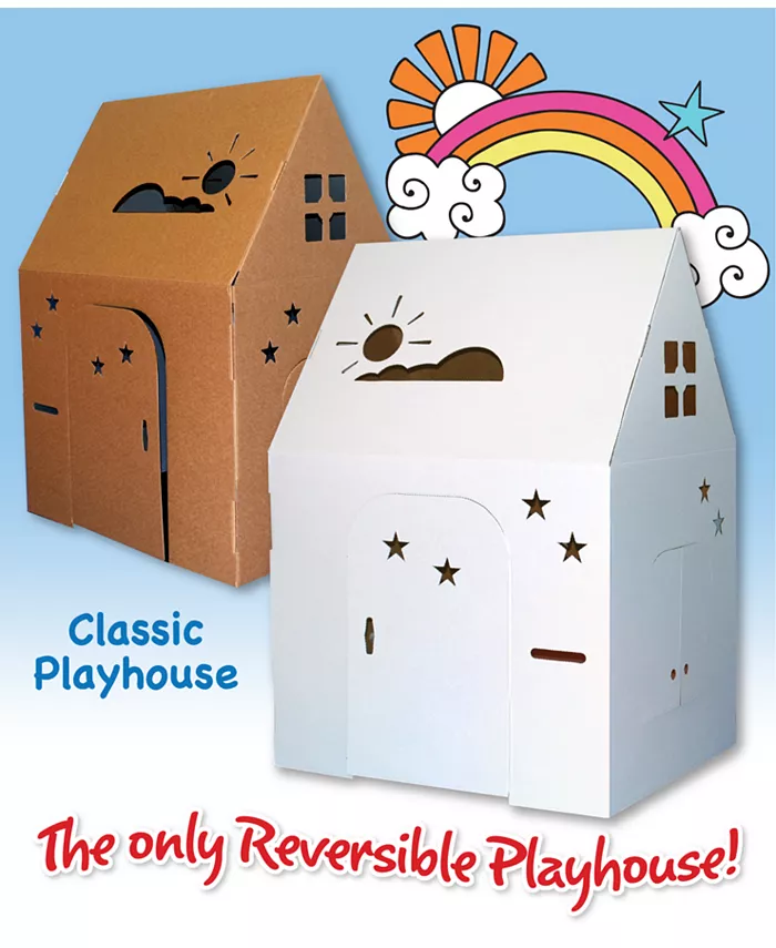 Easy Playhouse Classic Cardboard Playhouse