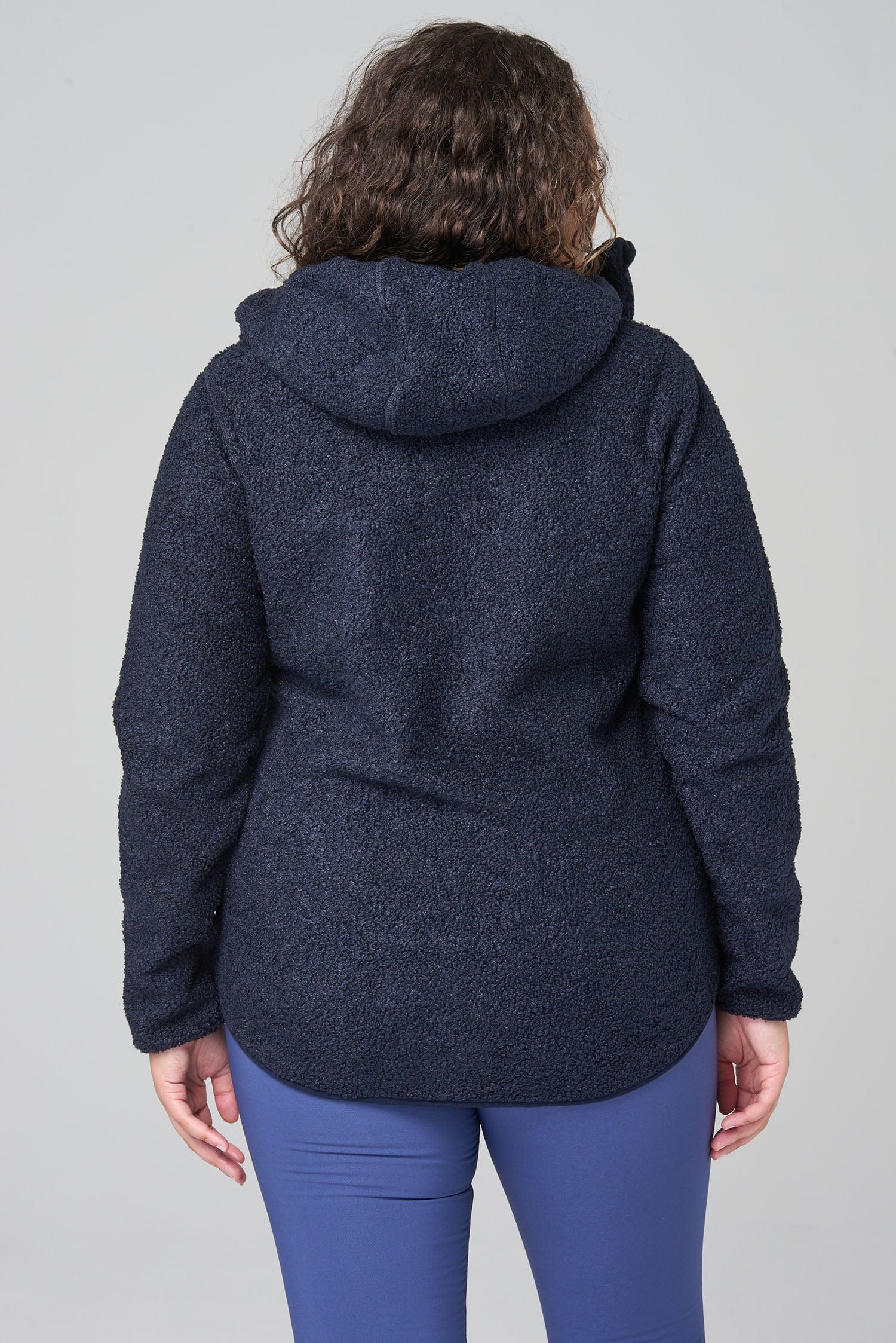 Windproof Fleece Hoodie - Deep Navy