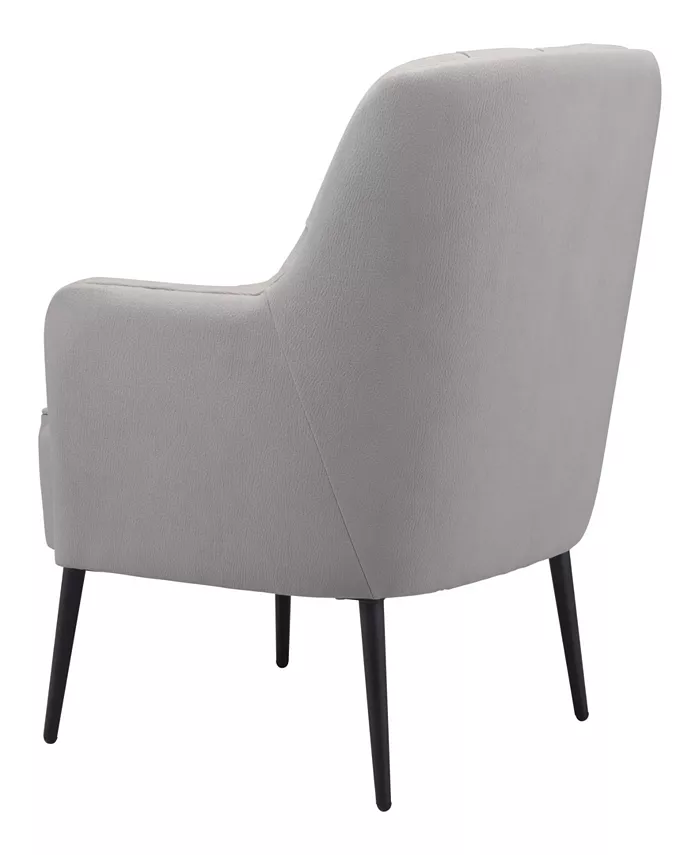 Zuo 35 Steel Polyester Tasmania Boho Chic Accent Chair