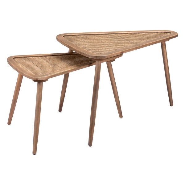 Set of 2 Jonathan Side Tables Natural - 34.1