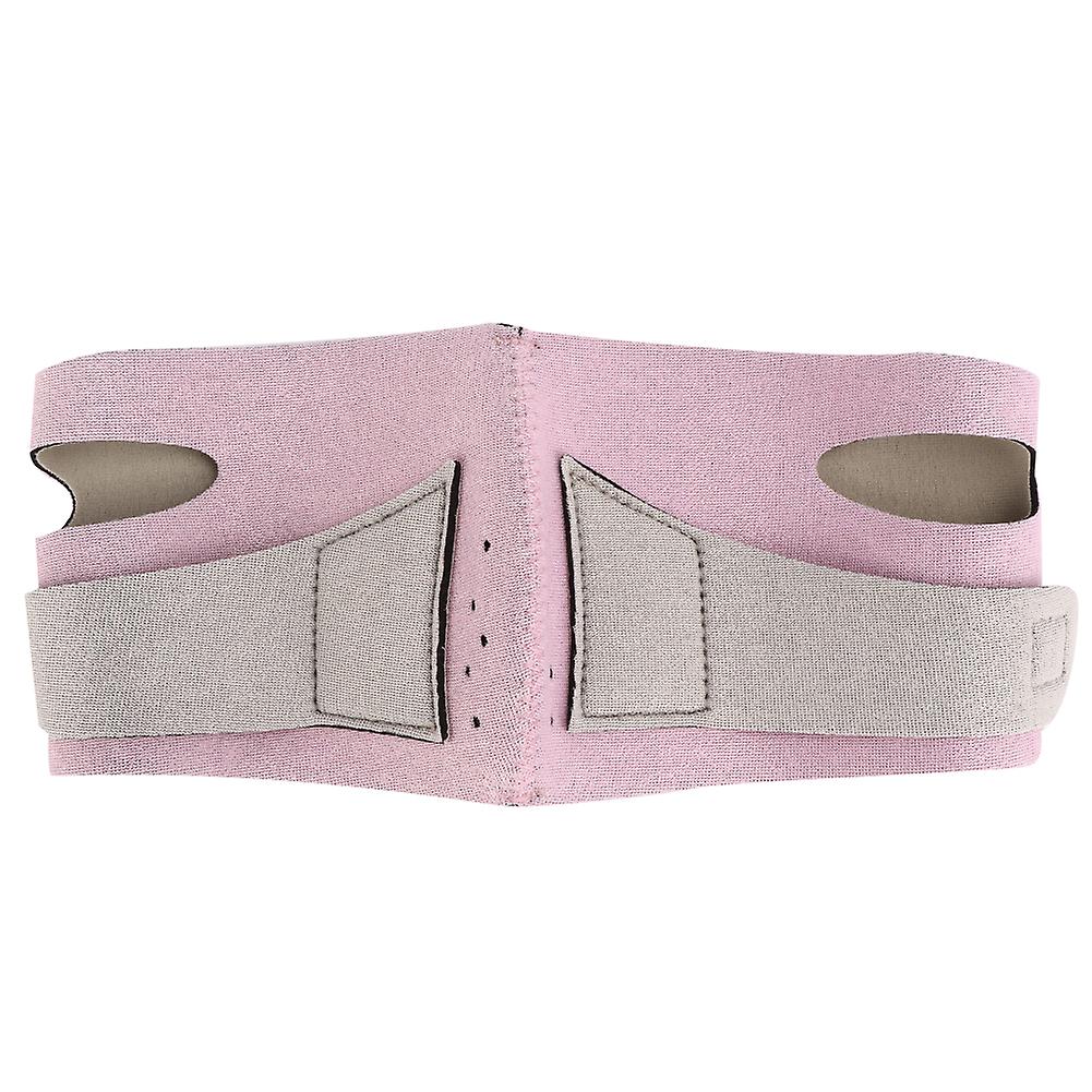 V Face Slimming Bandage Face Lifting Fat Burning Slimming Correction Beltpink K-03a