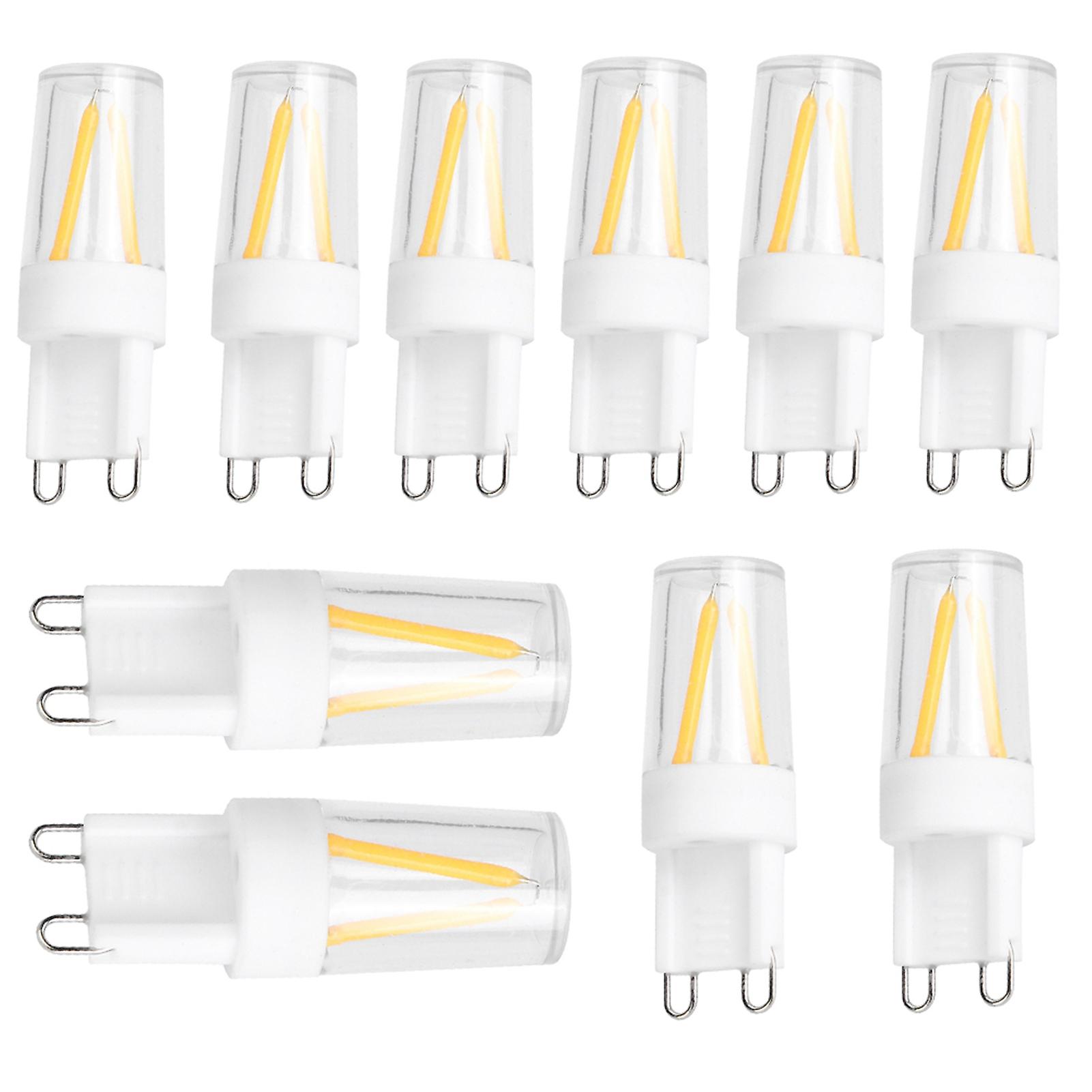 10pcs G9 Base Led Light Bulbs 1.5w Ac110v Bipin Bulb For Chandelier Ceiling Light Wall Lamp