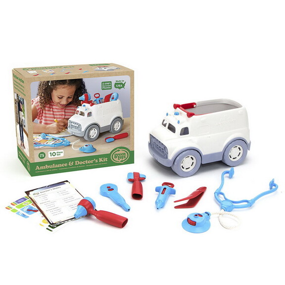 Green Toys Ambulance and Doctor's Kit