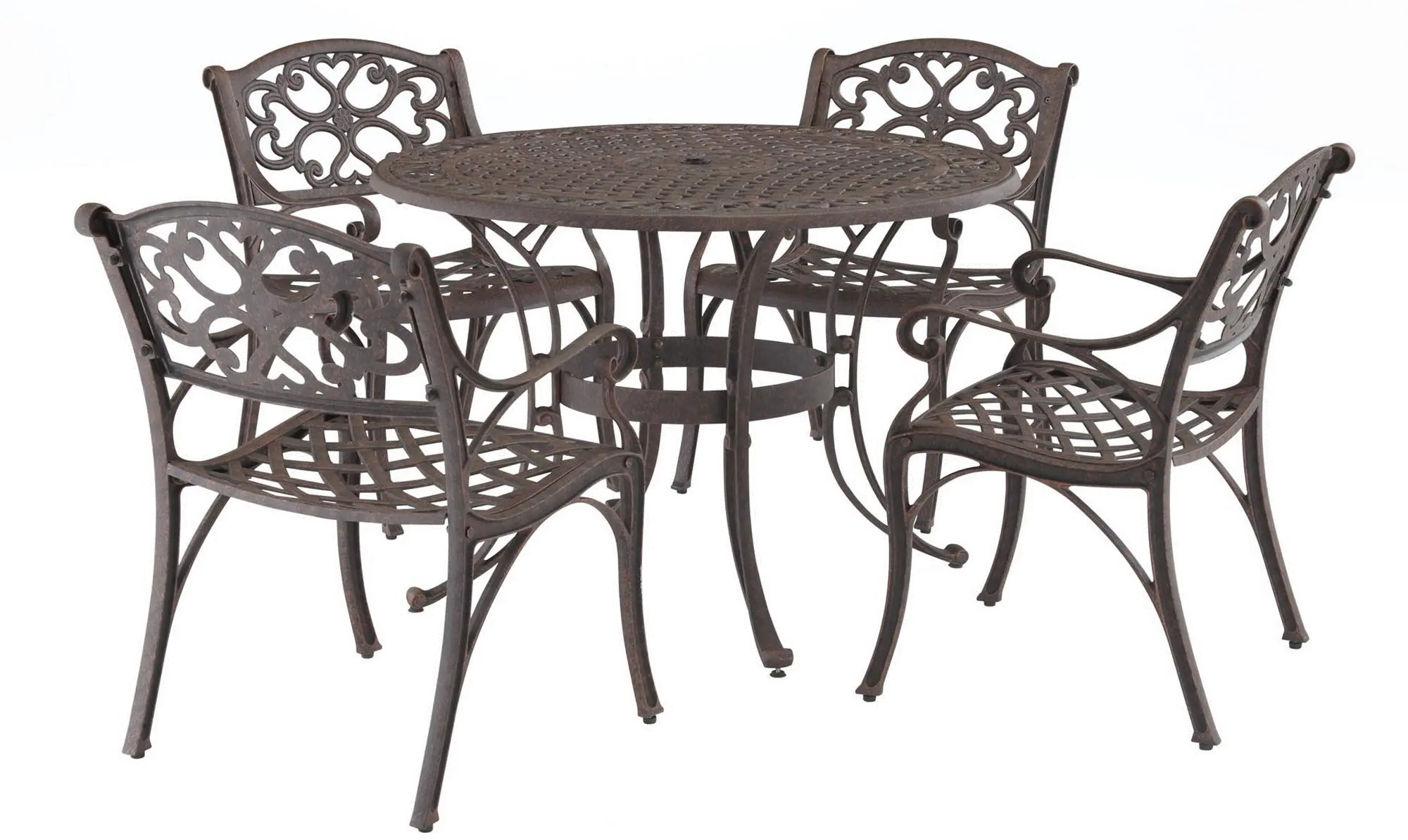 Sanibel 42 Bronze 5 Piece Outdoor Dining Set