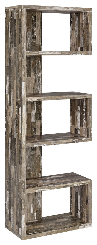 Joey 5 tier Bookcase Salvaged Cabin   Modern   Bookcases   by Modon  Houzz