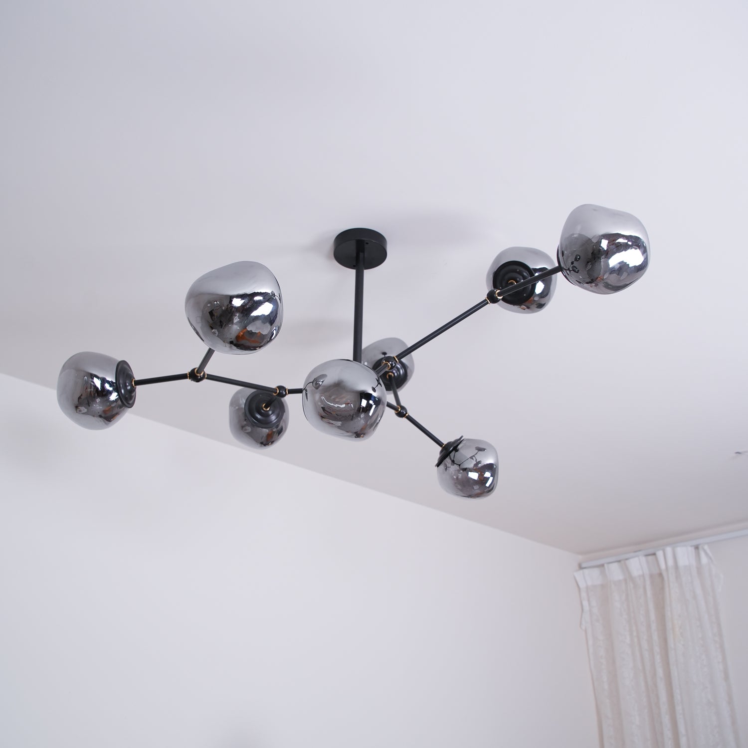 Molecular Glass Chandelier