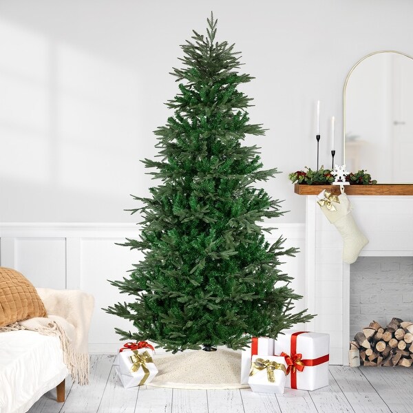 real touch™️ full hudson fir artificial christmas tree unlit 7.5'