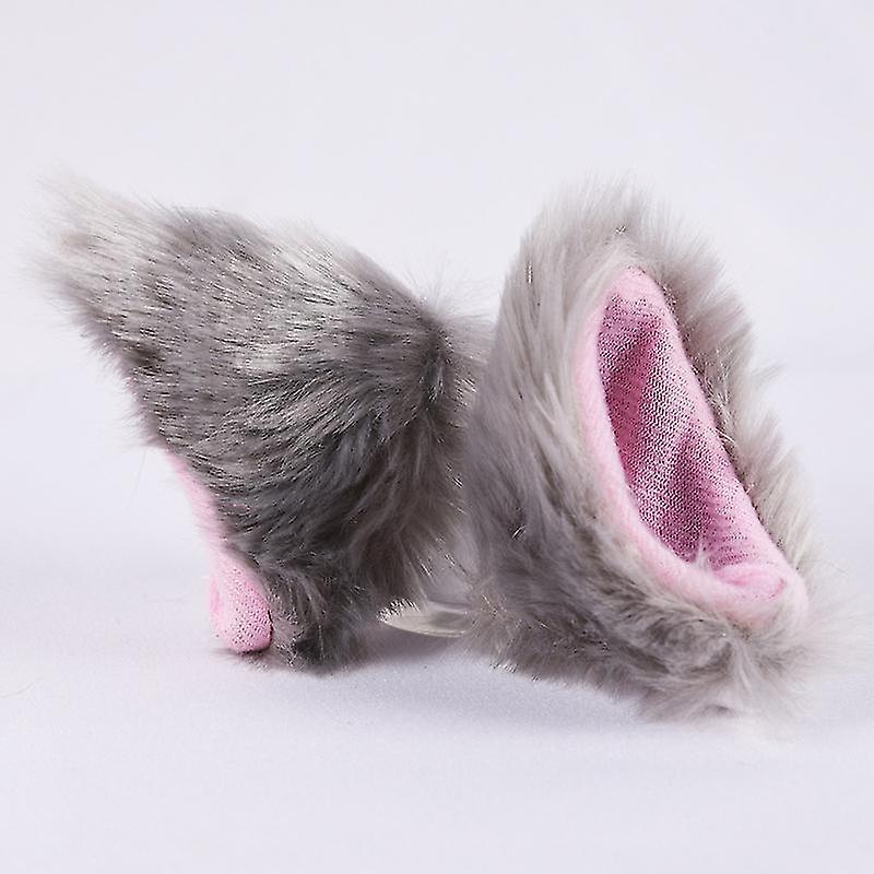 Motorcycle Helmet Cute Plush Cat Ears Decoration Individual Creativity Motorcycle Cosplay Styling Helmet Decoration Accessories