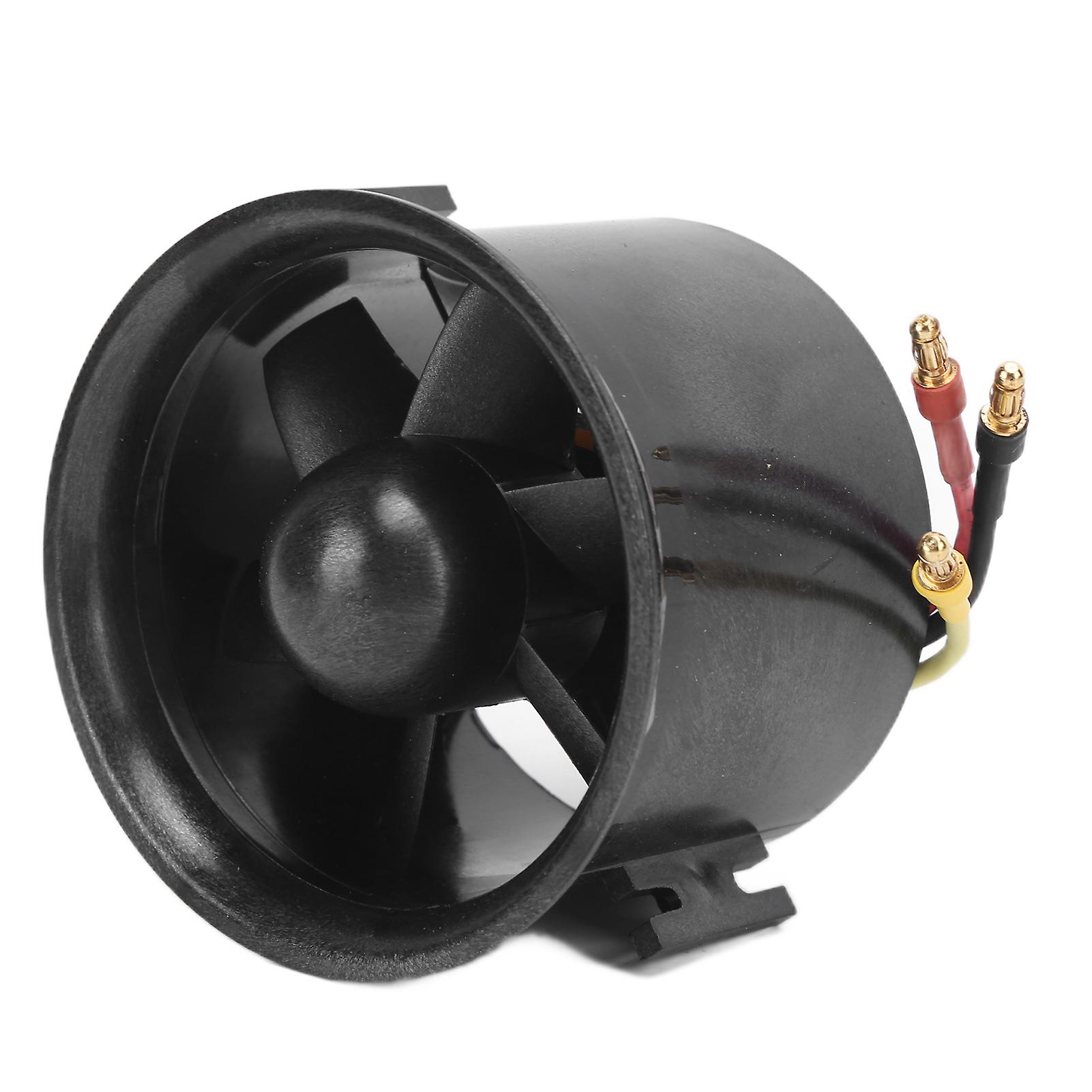 Ducted Fan 6 Blades 70mm 28272300kv Edf High Rigidity Brushless Motor For Romote Control Airplaner