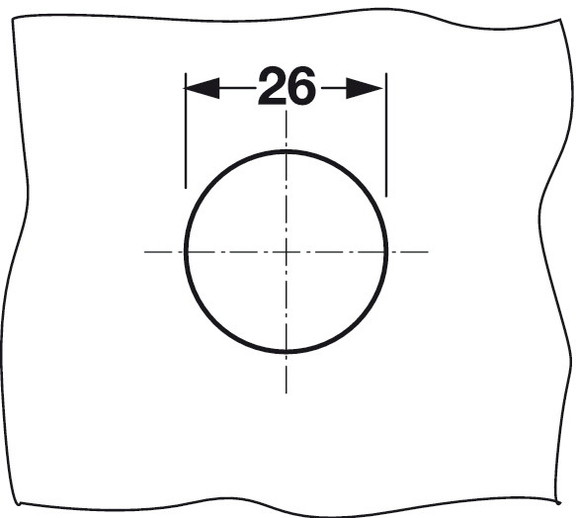 Hafele Glass Door Pin Lock