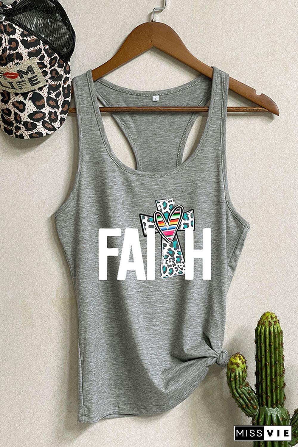 Faith Sleeveless Tank Top Wholesale