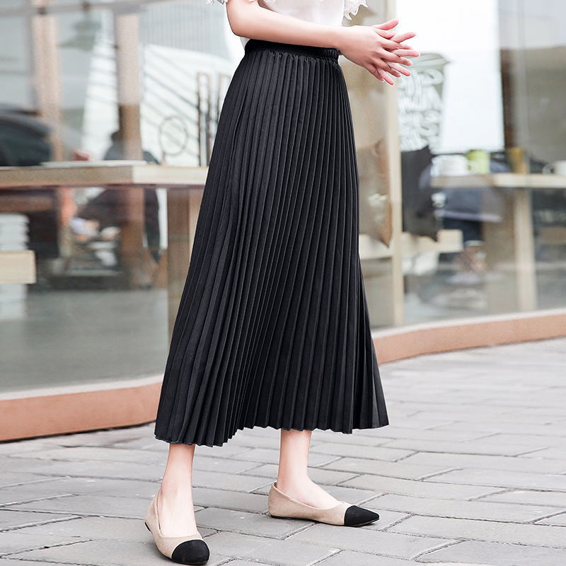 Urban Casual Women's Pleated Skirt Skirt