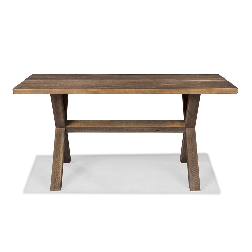 Grain Wood Furniture Montauk Trestle Table Solid Wood