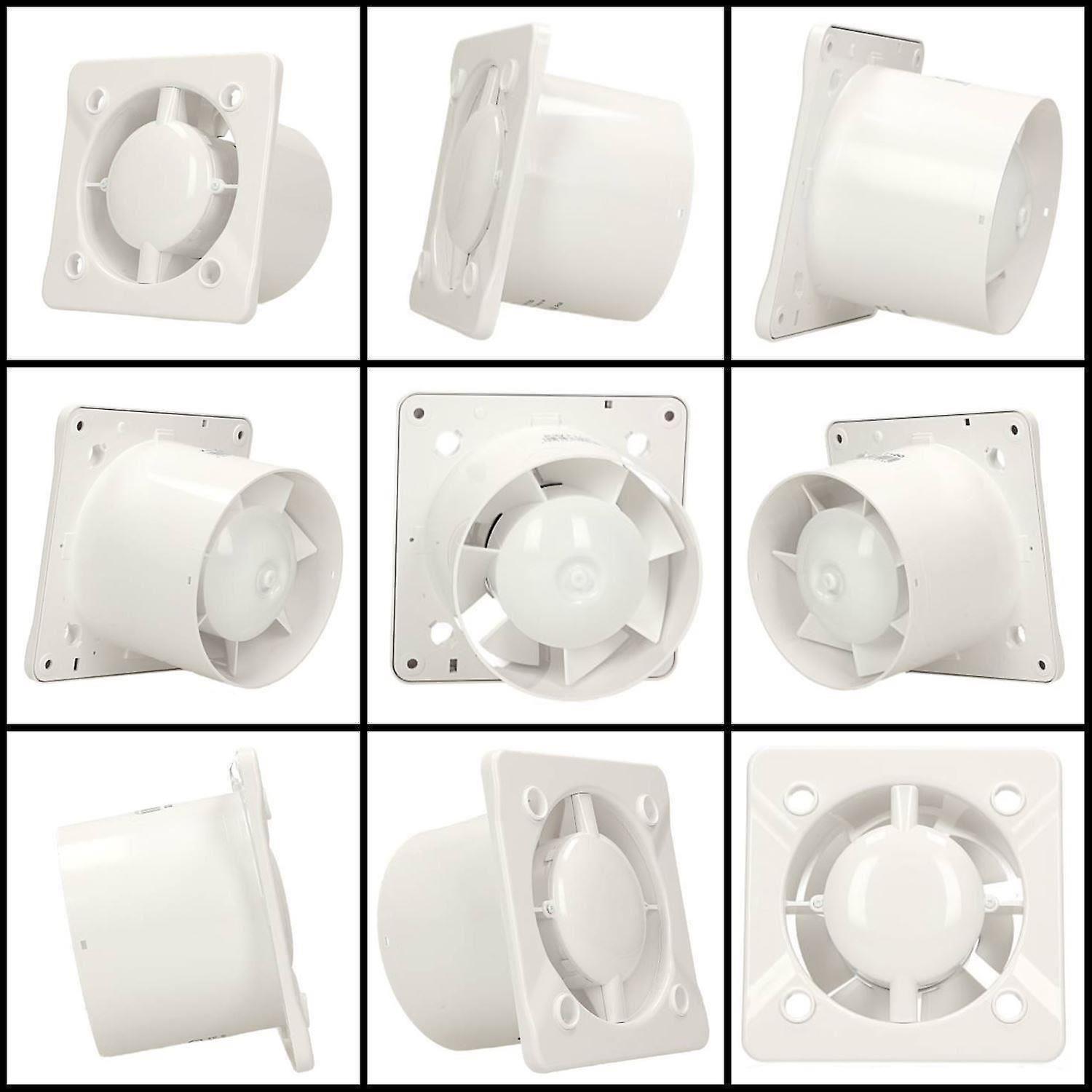 100mm Timer Extractor Fan ESCUDO Front Panel Wall Ceiling Ventilation