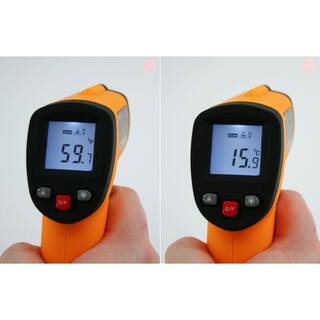 PRO-SERIES Non Contact Infrared Thermometer with Laser Sighting 12:1 Spot THERMNC