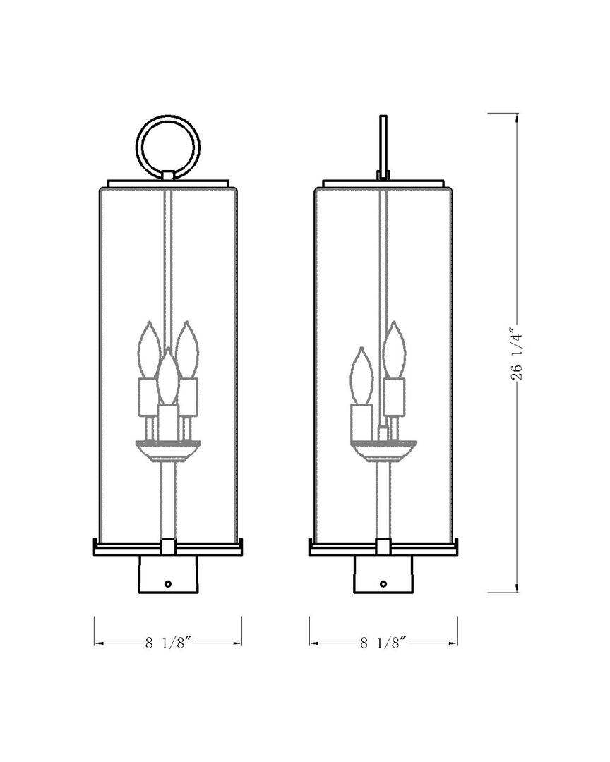 Z-Lite 592PHBSBK