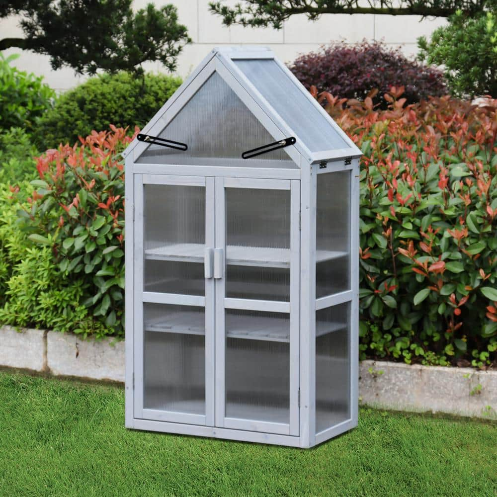 52 in.H Mini Greenhouse Kit - Small Green House Plant Stand Indoor Green Houses for Outside Tiered Plant Stand MM-W21966788