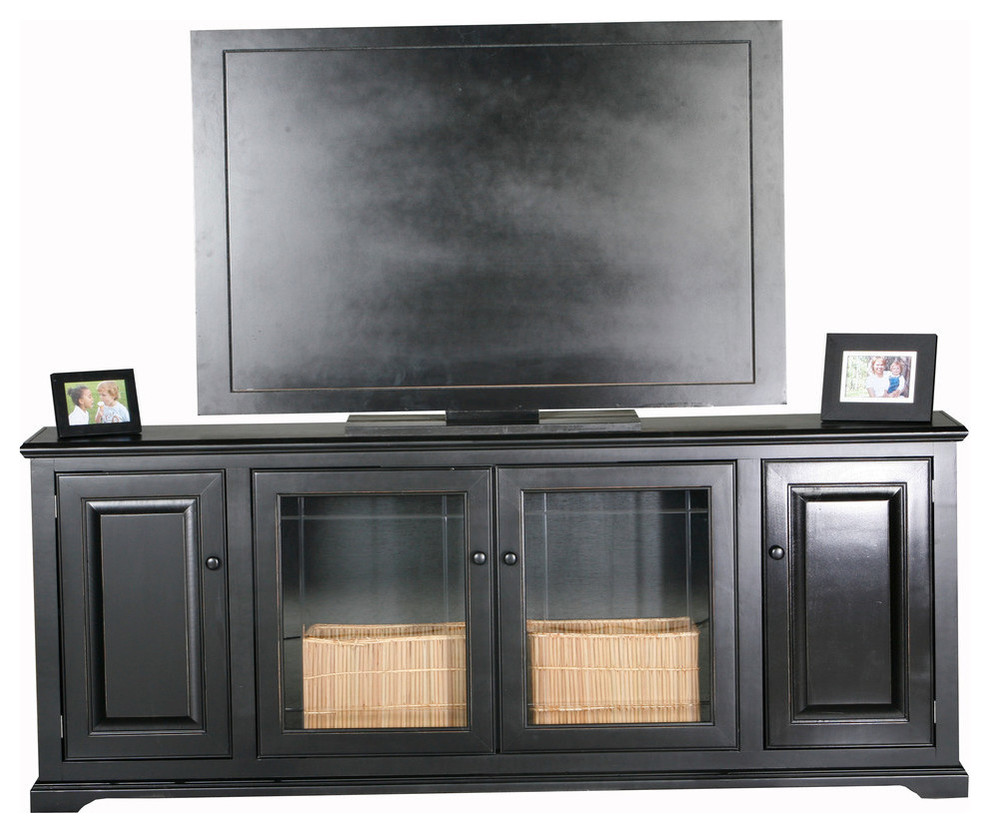 Eagle Furniture Savannah 80 quotThin Entertainment Console   Farmhouse   Entertainment Centers And Tv Stands   by Eagle Furniture  Houzz