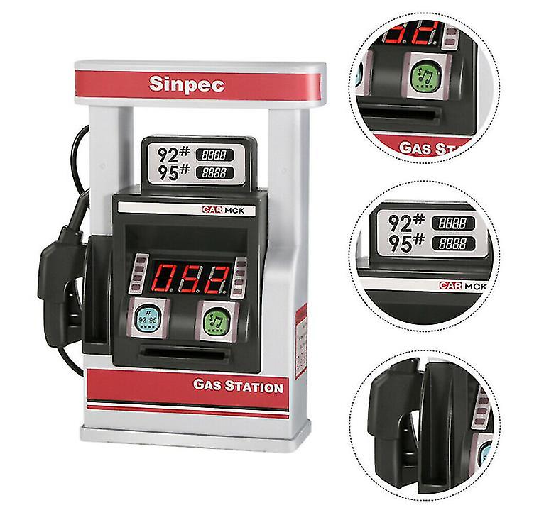 Gas Station Toy Gas Service Station Toy Simulation Gas Pump Model Early Education Toys