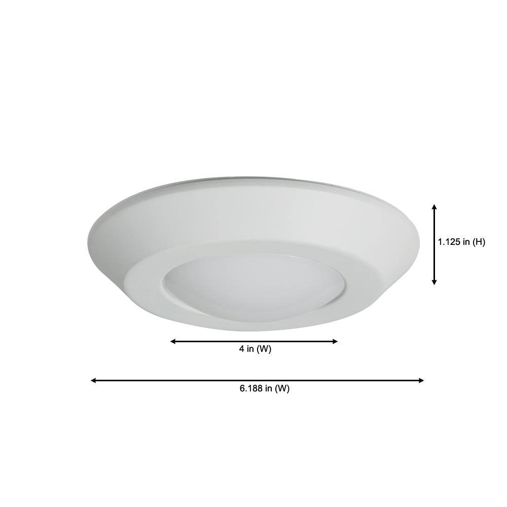 Halo 4 in. 2700K-5000K Tunable Smart Integrated LED Recessed Ceiling Mount Light Trim BLD4089BLE40AWH