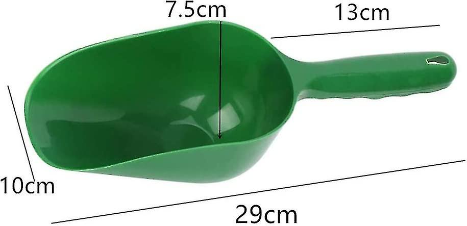 Botao 2pcs Plastic Scoop Multi-function Spoons Deep Shovel Cultivation Garden Tool For Pet Food Dry Goods Candies Courtyard Flower Planting Popcorn Sp