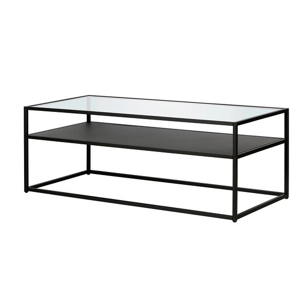 Ada Rectangular Coffee Table Blackened Bronze Finish