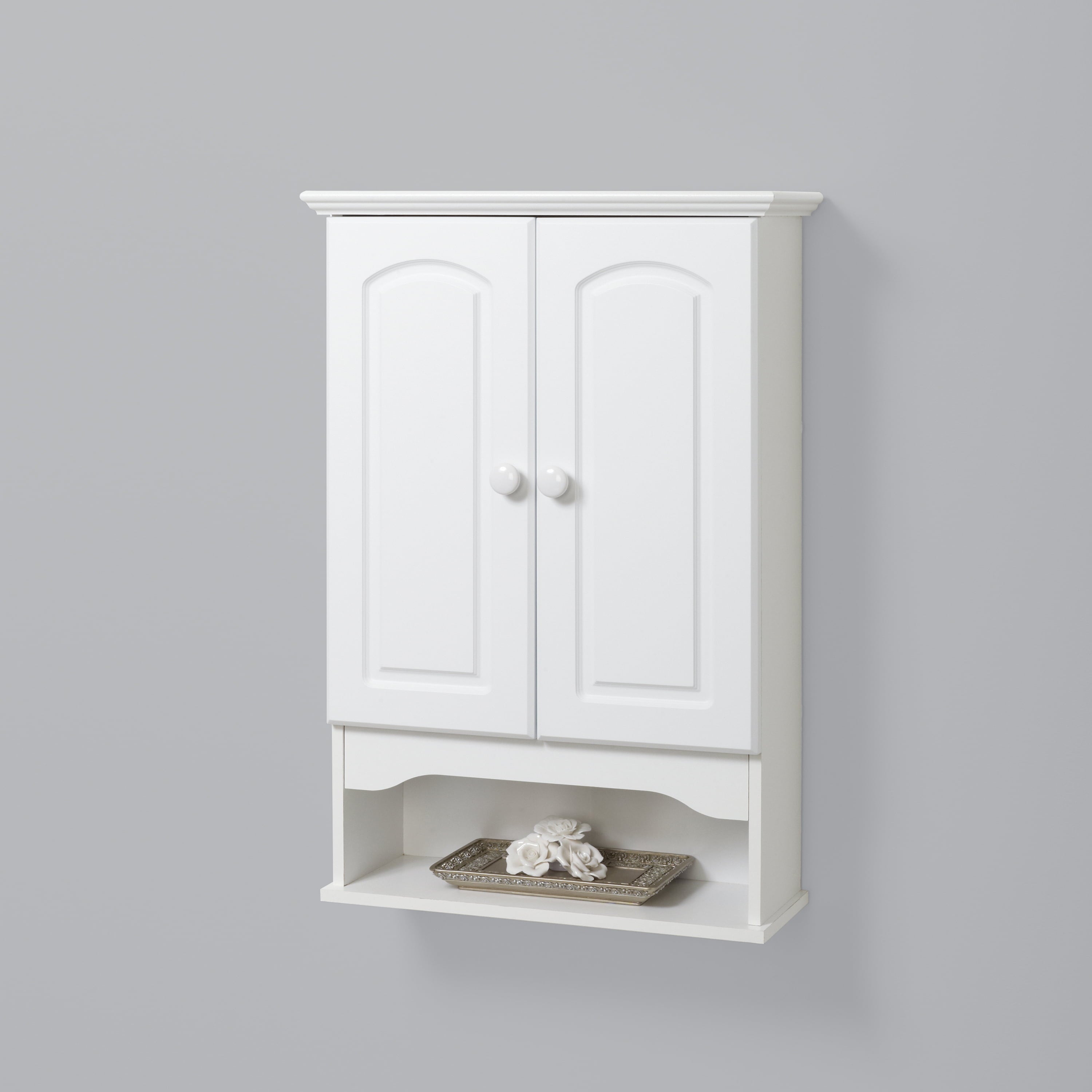 Zenna Home Hartford Wall Cabinet, White