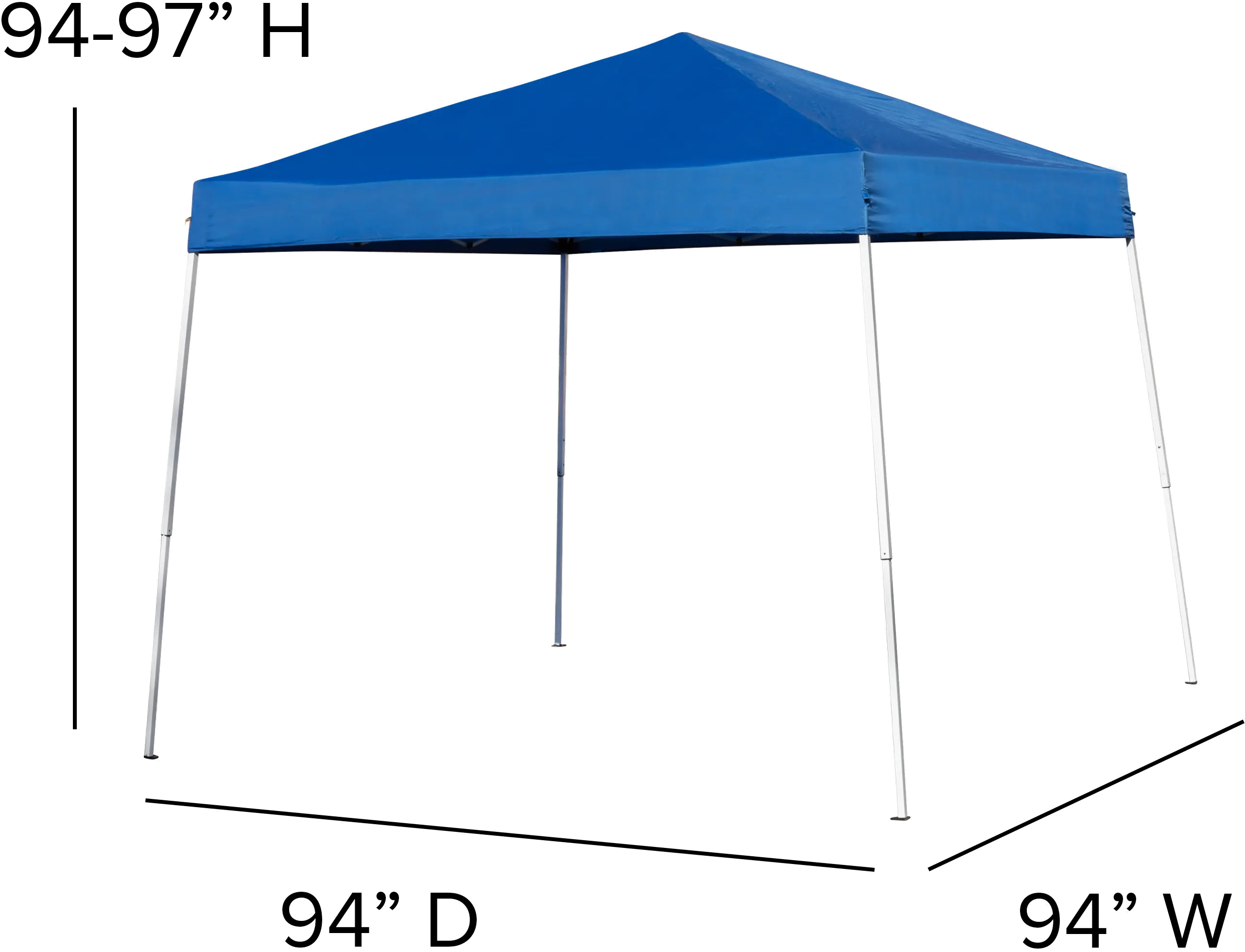 8' x 8' Blue Canopy Tent