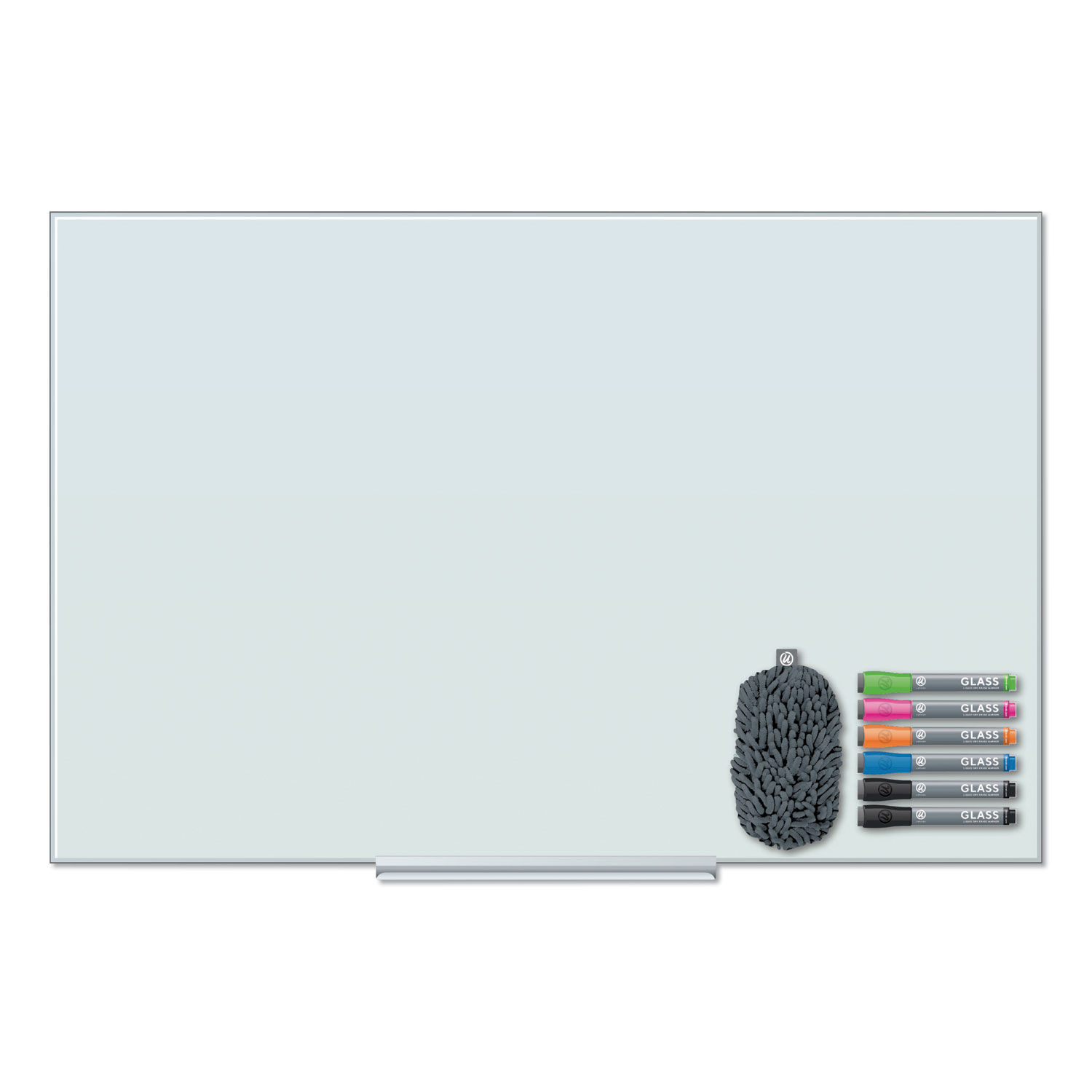 Floating Glass Dry Erase Board by U Brands UBR3977U0001