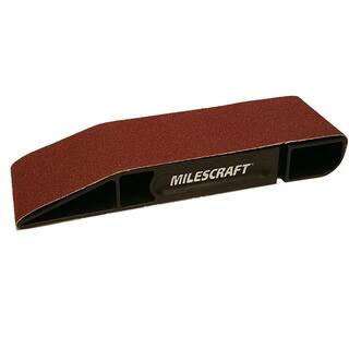 Milescraft 3 in. x 21 in. SandDevil3.0 Hand Sander with 80-Grit Sandpaper Belt 1605